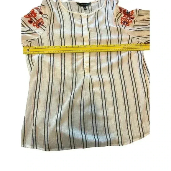 Karen Millen 
Embroidered Blouson Sleeve Top Size US 10 - Picture 9 of 10